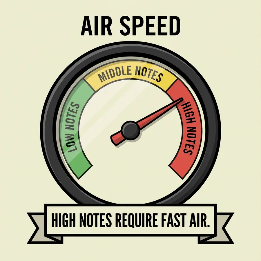 Módulo 11: Expansión del registro — Module 11 Air Speed Chart