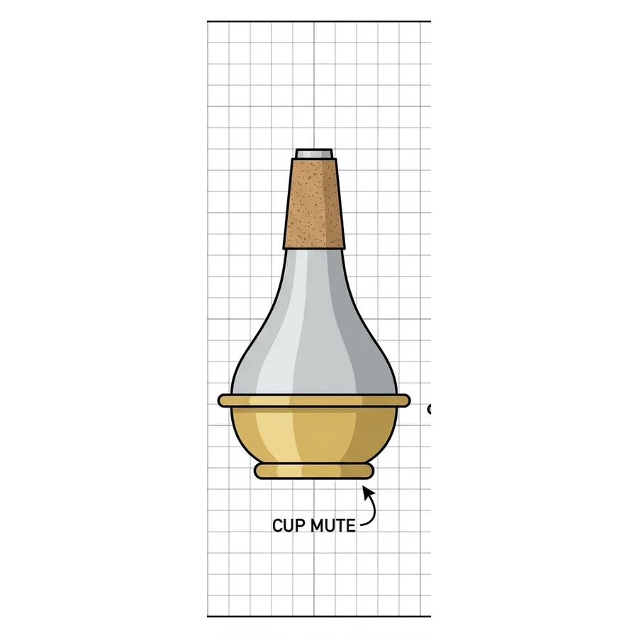 Modul 17: Dämpfer und Klangfarbe — Module 17 Cup Mute Icon