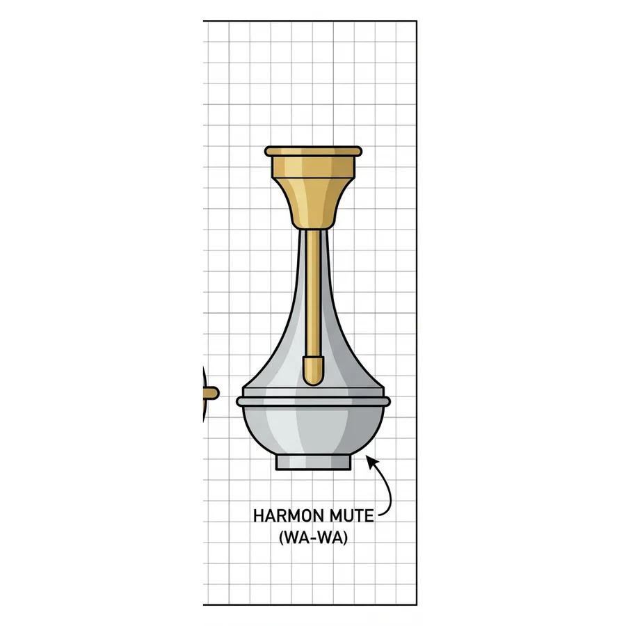 Modul 17: Dämpfer und Klangfarbe — Module 17 Harmon Mute Icon