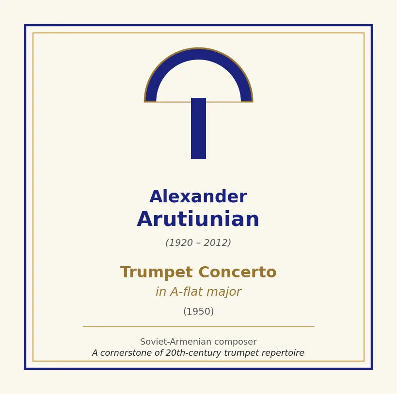 Modul 23: Solorepertoire — Module 23 Arutiunian Concerto