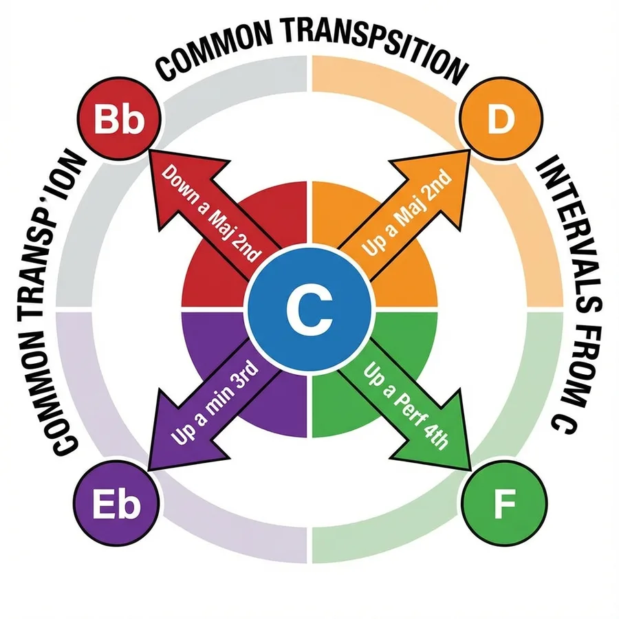 Modul 24: Transponierstrategien — Module 24 Transposition Wheel