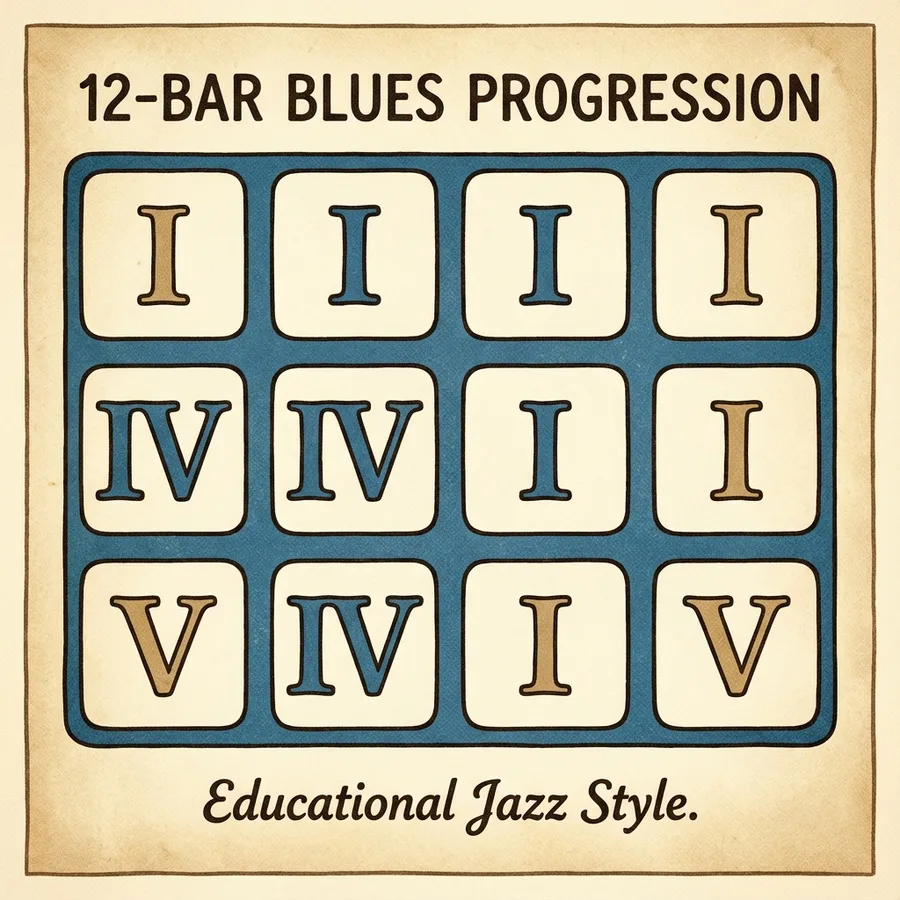 Modul 26: Der Blues — Module 26 12 Bar Grid