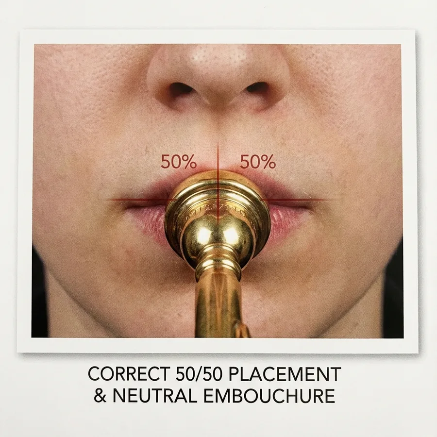 Modul 3: Erste Noten — Module 3 Mouthpiece Placement Front