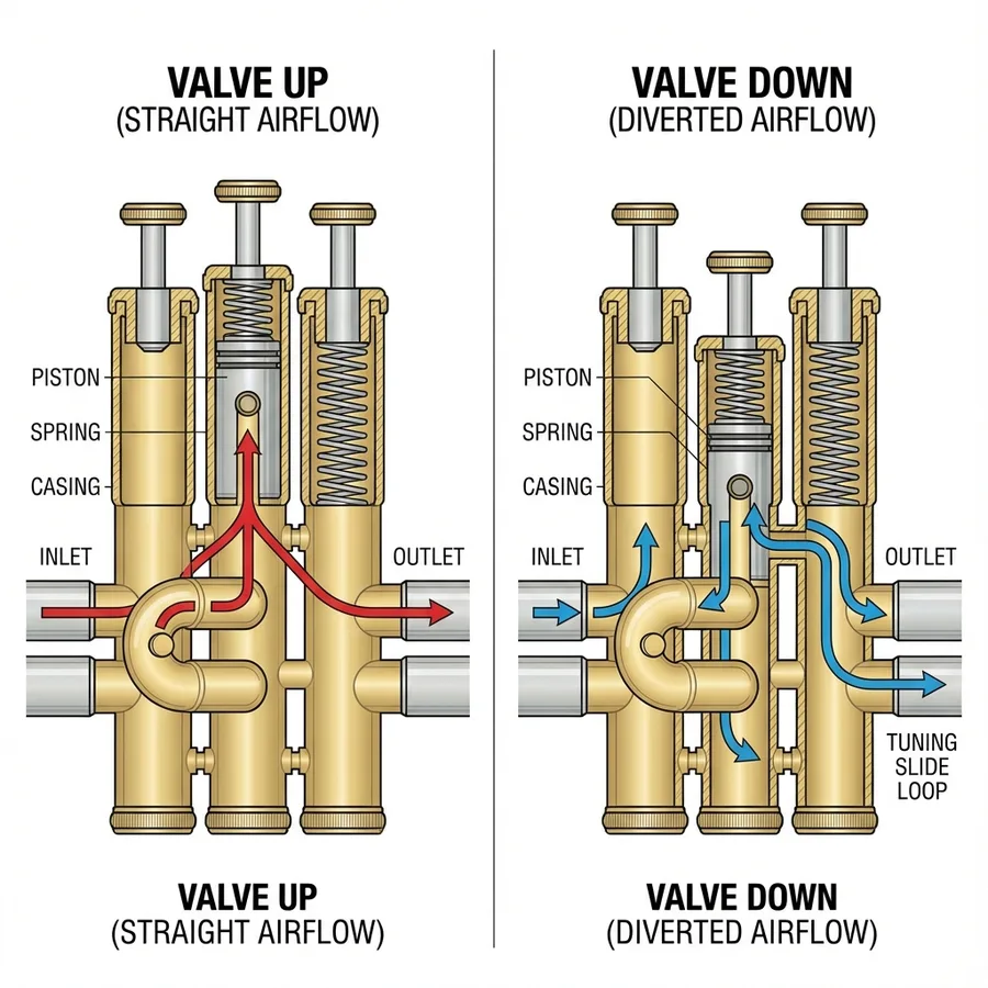Modul 6: Die Mechanik (Ventile) — Module 6 Valve Cutaway